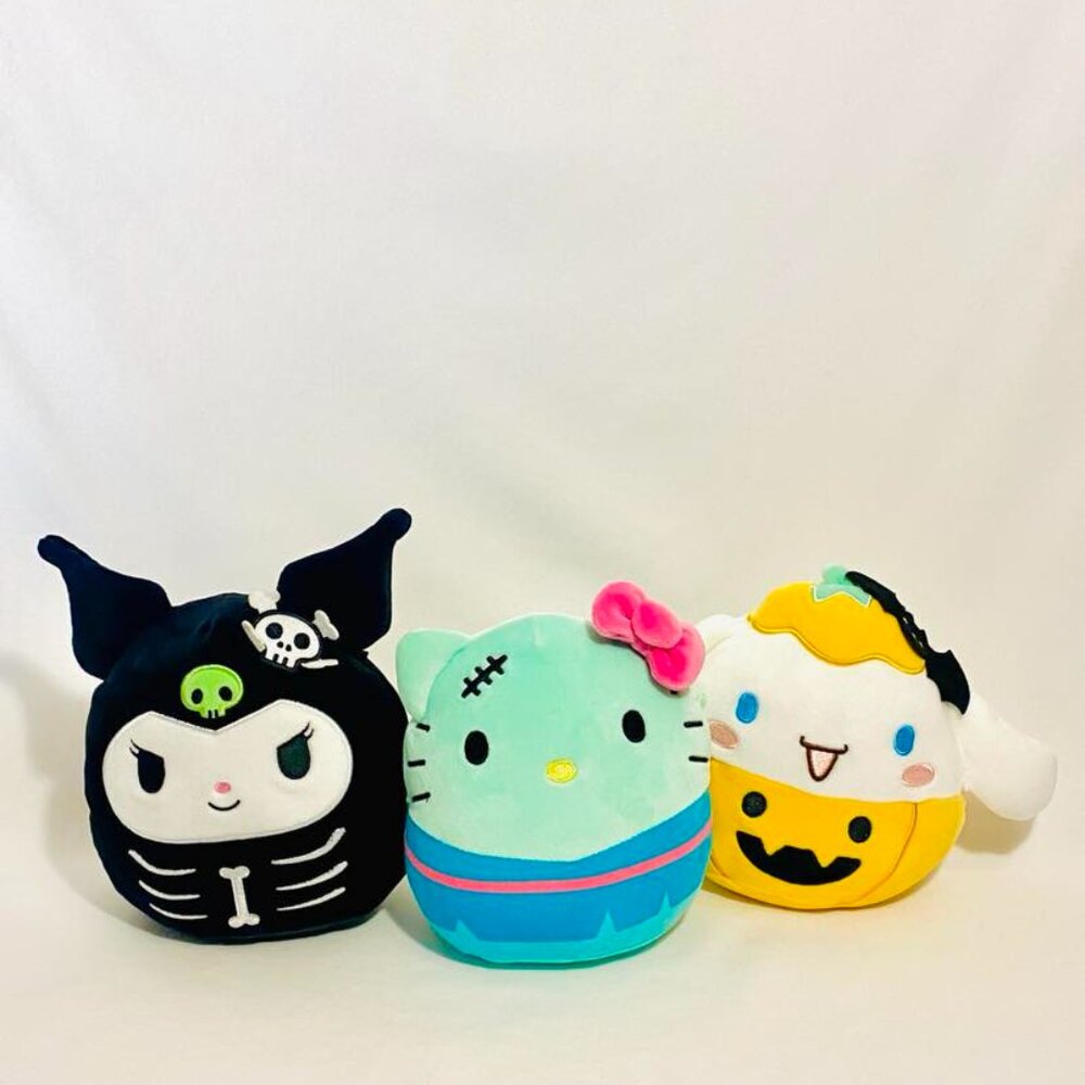 Set of 3 Sanrio Halloween Squishmallows